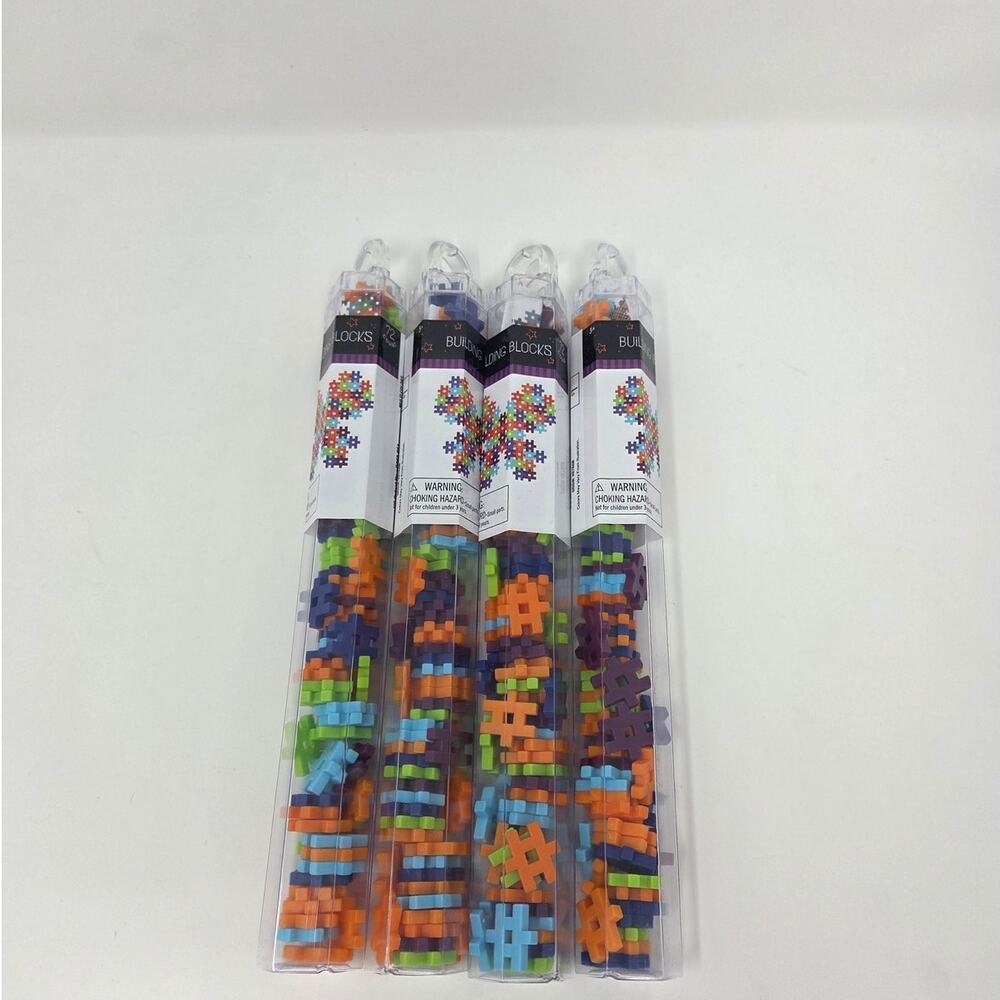 Building Blocks Halloween Multi-Colors Set of 4
